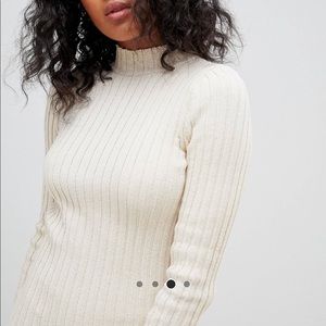 Ribbed sweater dress